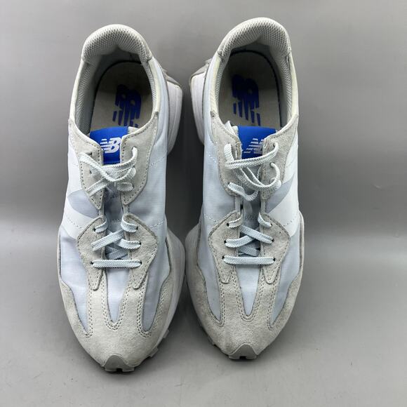 Men's 9 / Women's 10.5 - New Balance 327 Gray Suede Running Low Shoes Sneakers - Picture 5 of 8